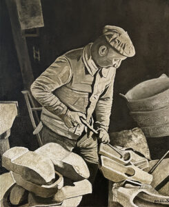 Peinture Le Sabotier