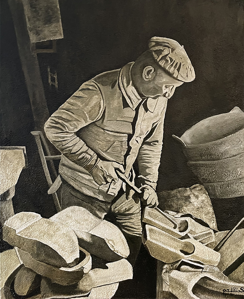 Peinture Le Sabotier